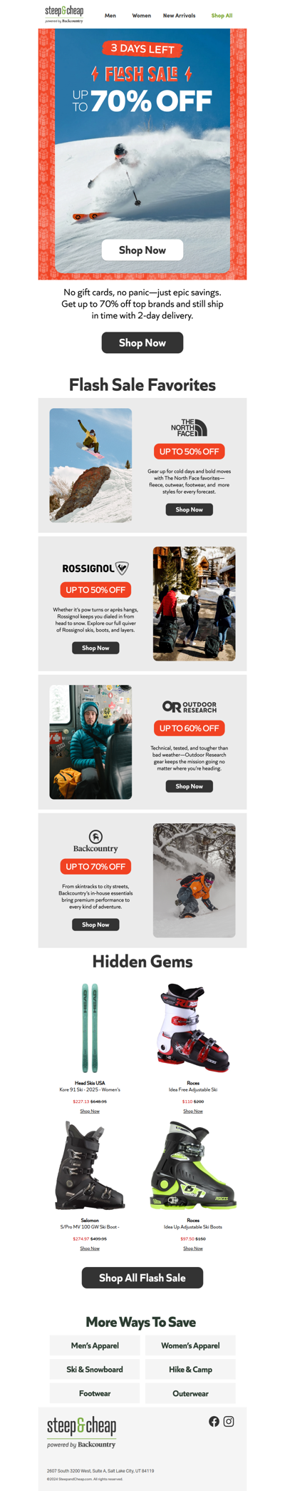 Flash Sale! Up to 70% off + still time to gift it 🎁