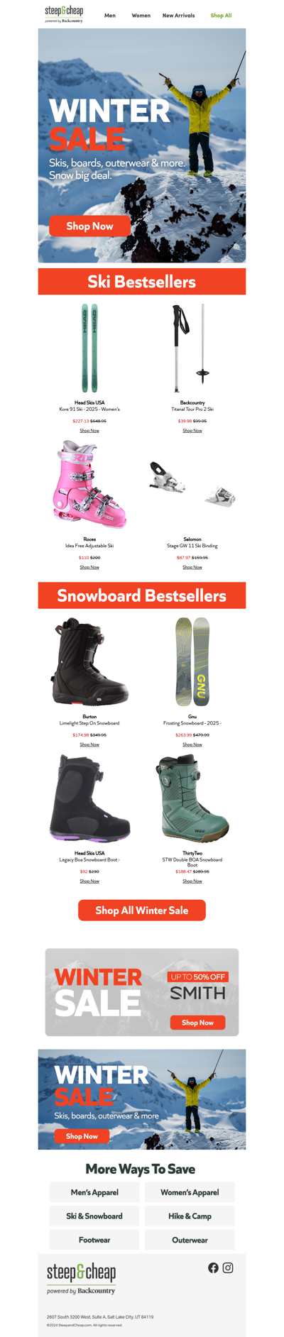 Snow big deals inside 😏