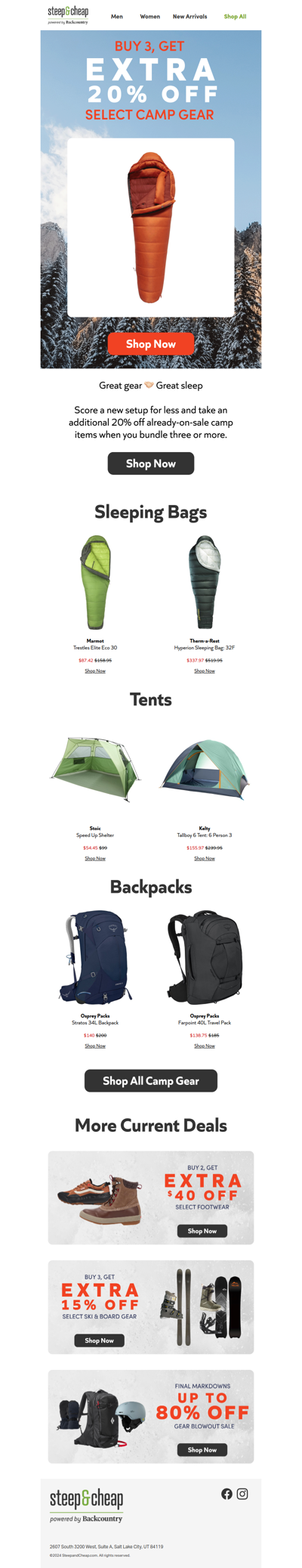 Bundle & score extra savings on a new camp kit ⛺