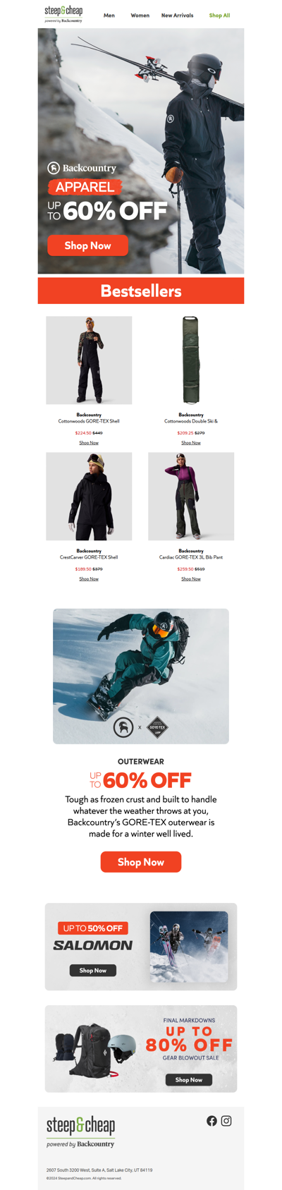 GORE-TEX kits as low as $189 🫢