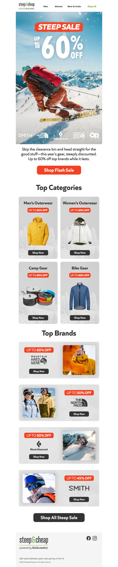 Steep Sale starts now! 🎿 🏂🏻