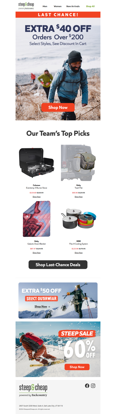 ❗$40 off your cart ends tonight❗