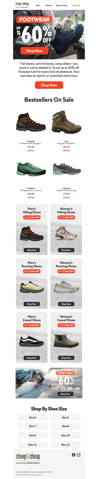 STEEP Sale step up: Footwear up to 60% off 👟