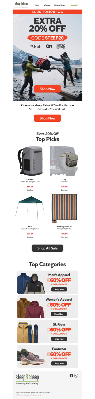 Extra 20% off ends tomorrow❣️