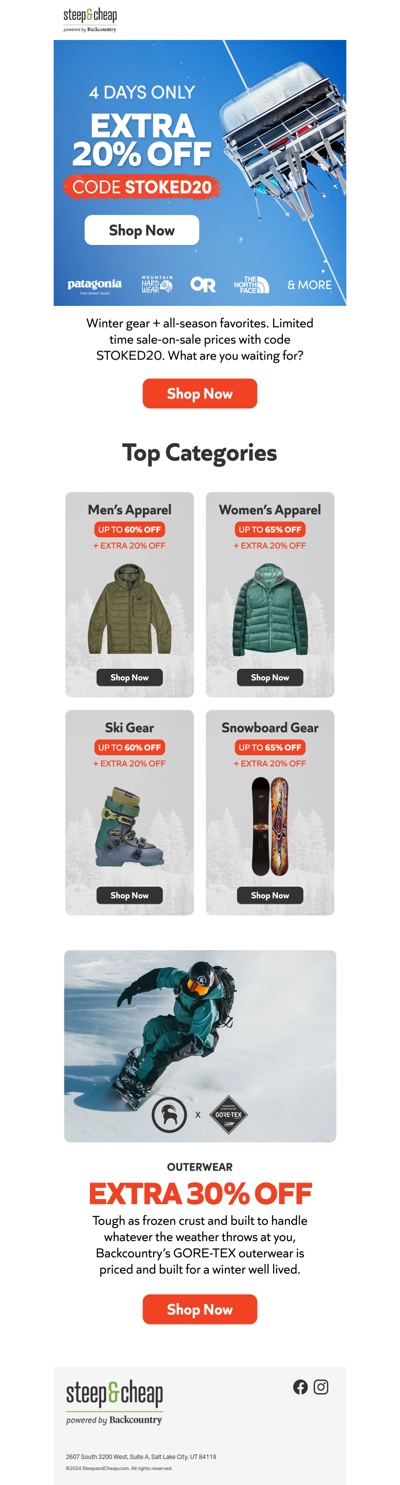 Winter deals just got deeper 👀