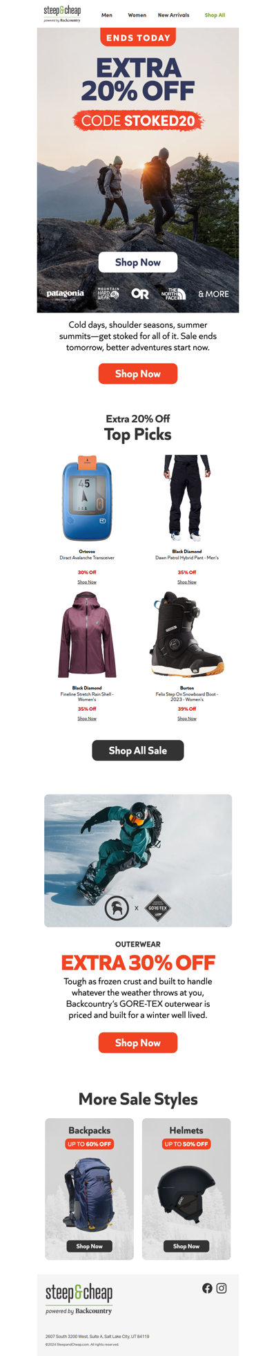 Extra 20% off = more gas money ⛽