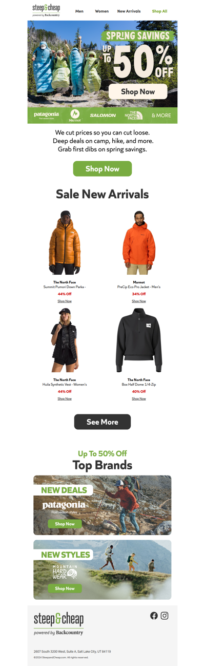 Spring gear, deep price drops, limited stock ✅