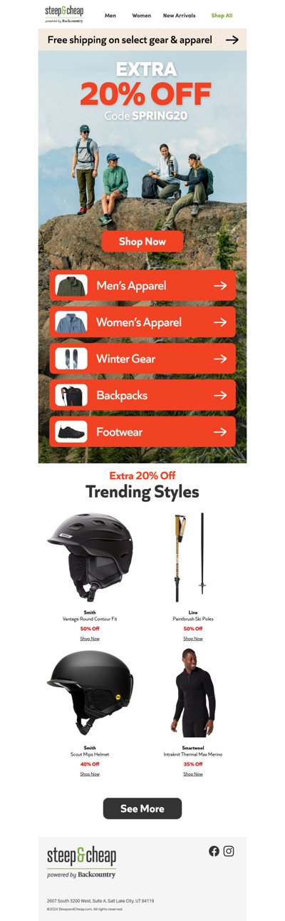 3 days left: extra 20% off 👌