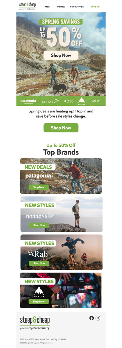 Norrona, Rab & more fresh spring deals 🪴