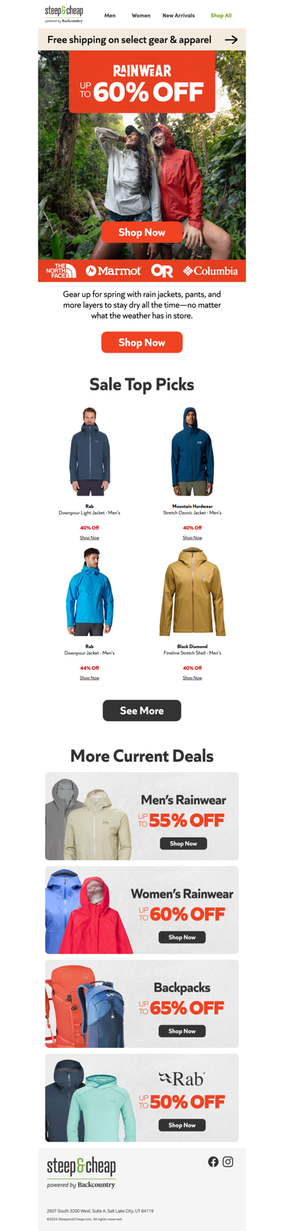 Rain check? Not here. ☔