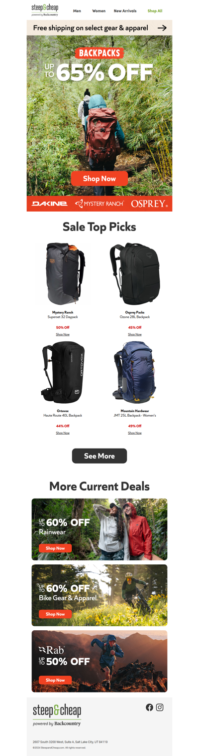 New packs ▶️ More comfortable back