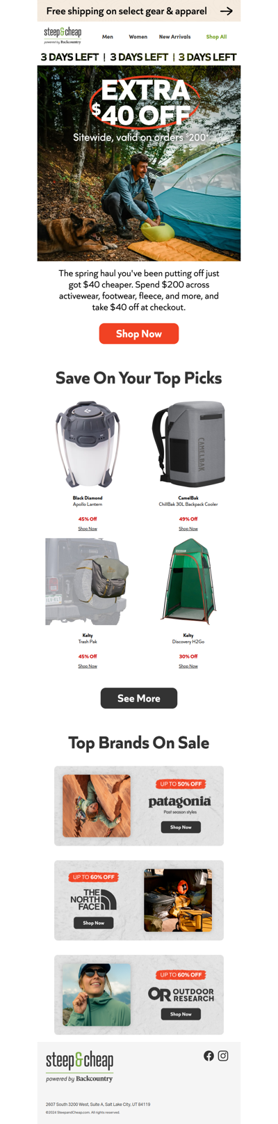 ⏳ 3 days left: extra $40 off