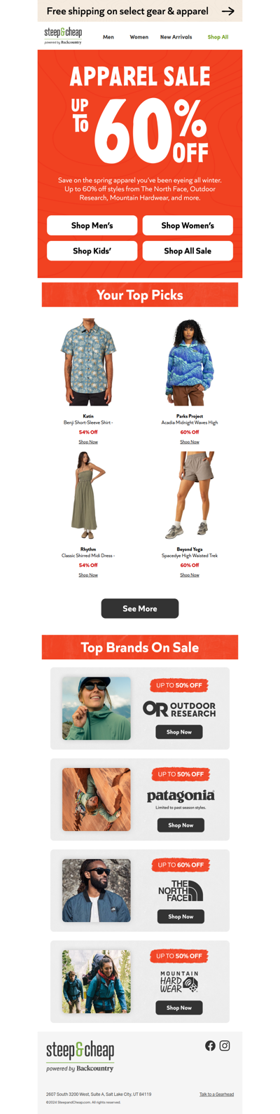 Spring Apparel, Up to 60% Off ☀️