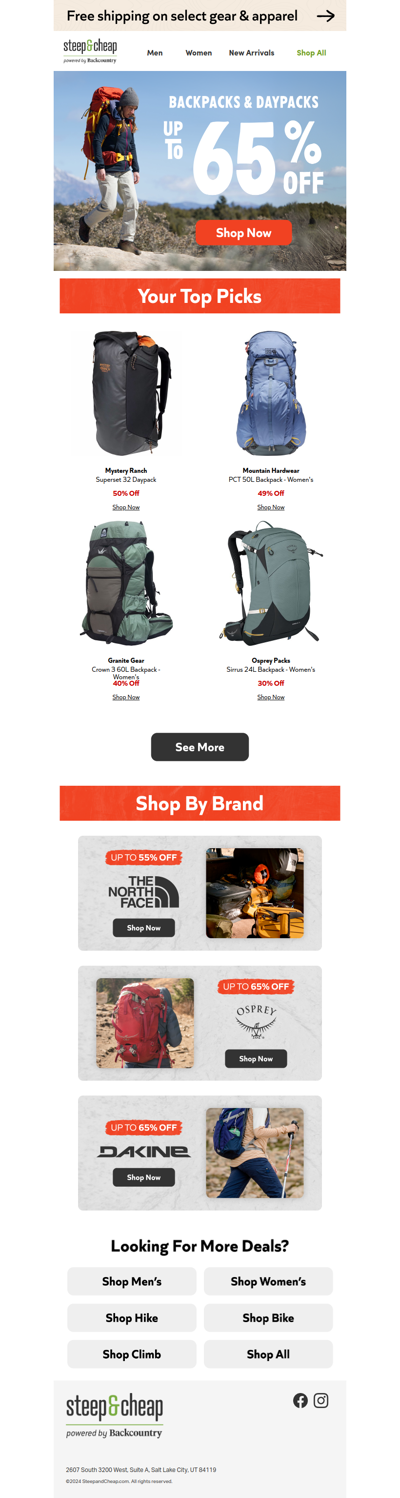 Up to 60% Off Packs