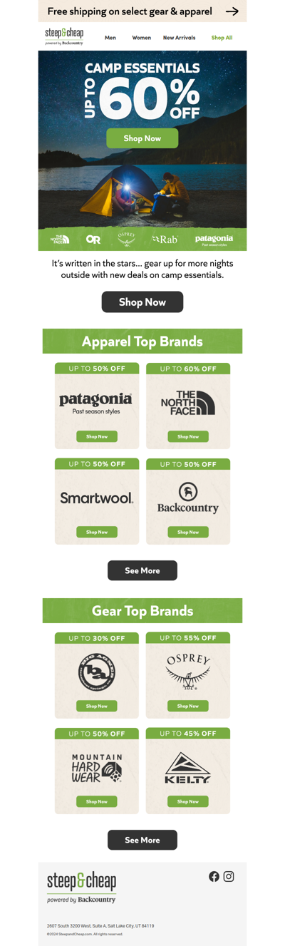 🌌 The brands you love, up to 60% off