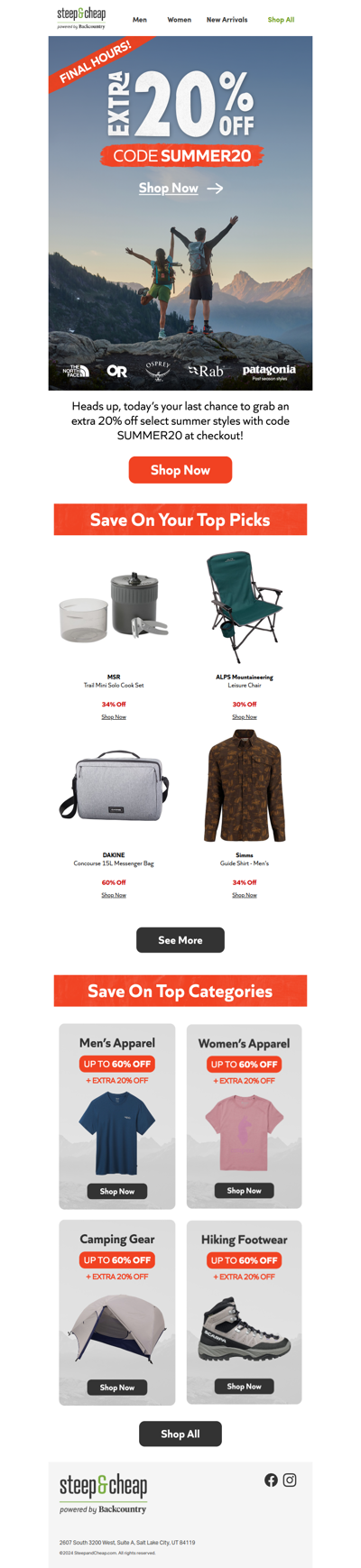 📣 Last call for sale-on-sale savings
