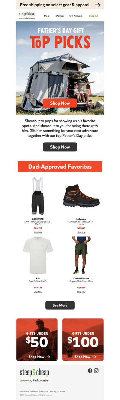 Father's Day gifts Dad's earned