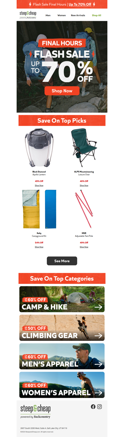 ⏳ Final hours: up to 70% off