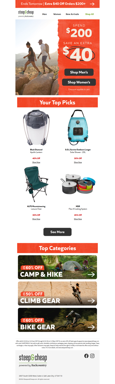 $40 off you gear haul ends tomorrow❗