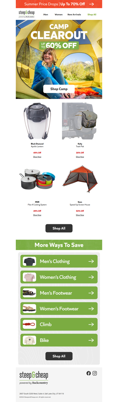 Camp clearout is here ⛺
