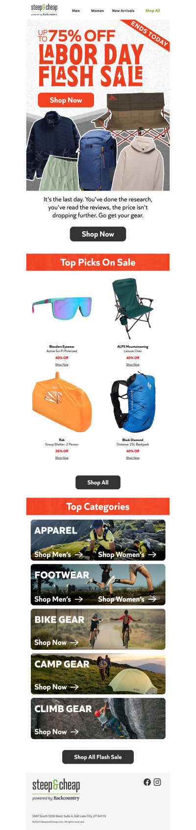 ⏰ Final day of up to 75% off