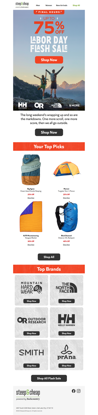 🚨 Up to 75% off for a few more hours