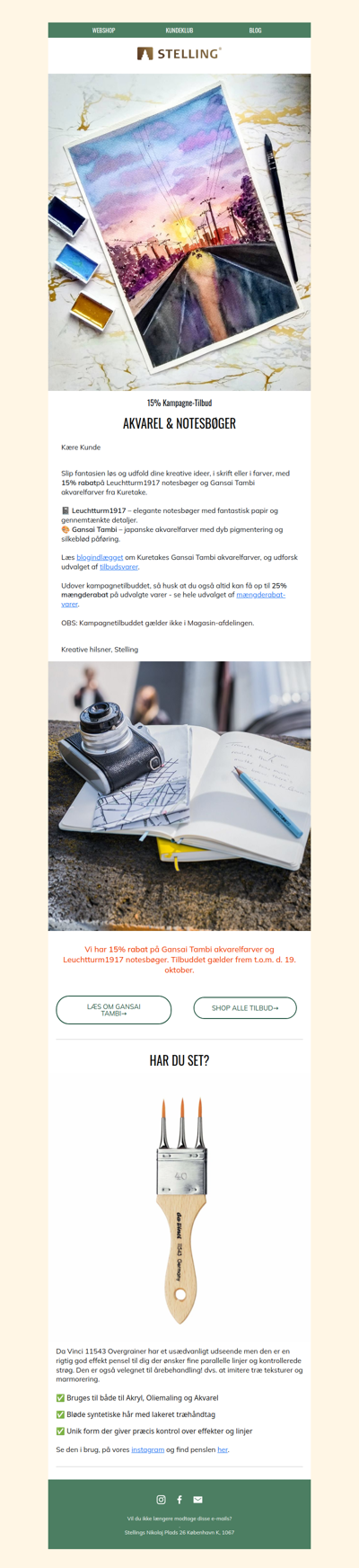 📚 Notesbøger & Gansai Tambi 15%!