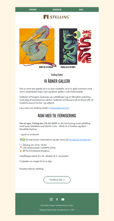 🎉Åbning af Stelling Galleri!