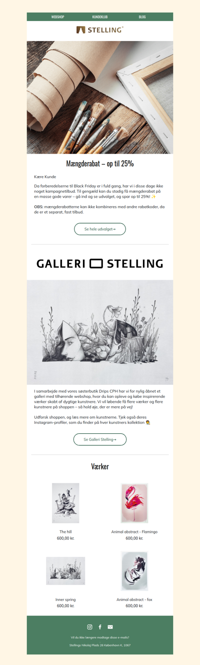 🎨 Få op til 25% mængderabat