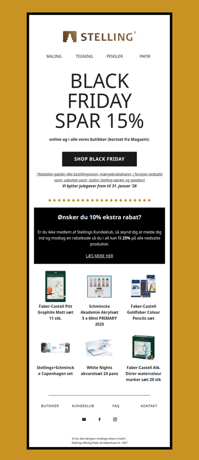 📣 Black Friday – Spar 15%