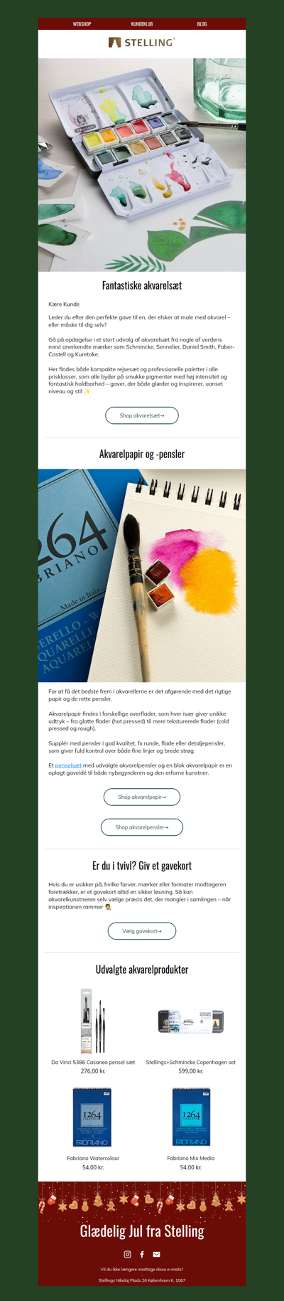 🎁 Find gaven til akvarelkunstneren