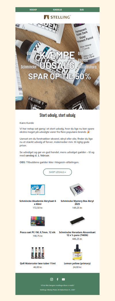 🎉 Stort udsalg på mange brands