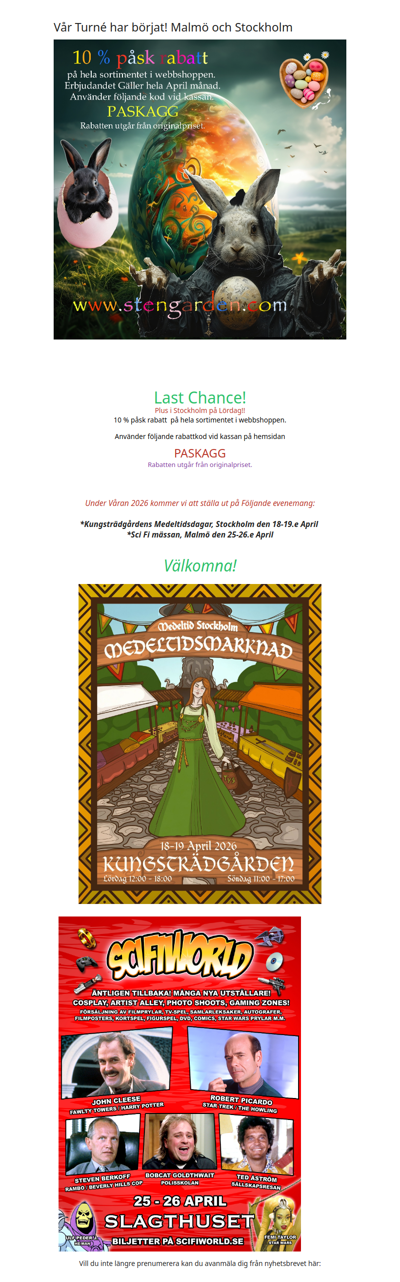 Vår Turné har börjat! Malmö och Stockholm