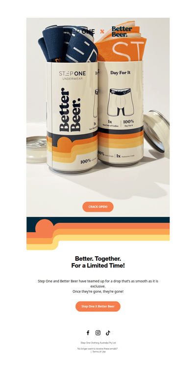 🍻 Step One x Better Beer is live! 🍻