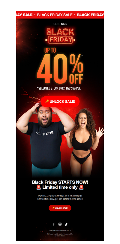 OMG - Want up to 40% OFF?! 💥