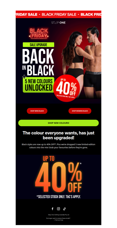 Psst, you’ve unlocked NEW COLOURS! 🔓