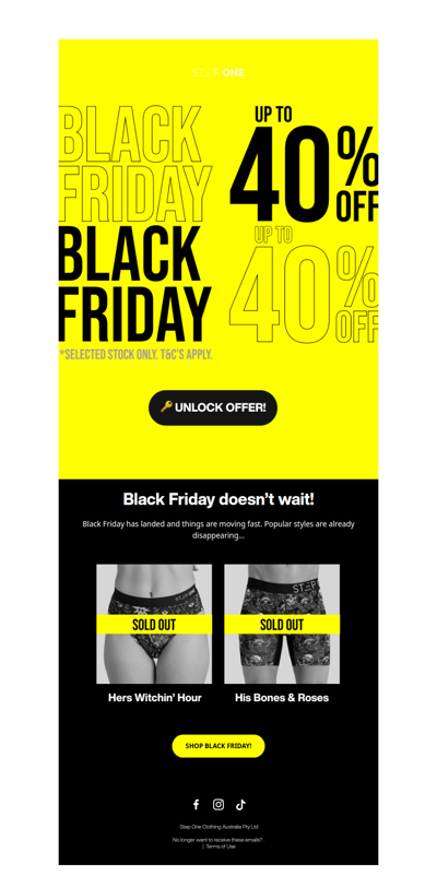 ⚫ BLACK FRIDAY IS LIVE! ⚫️