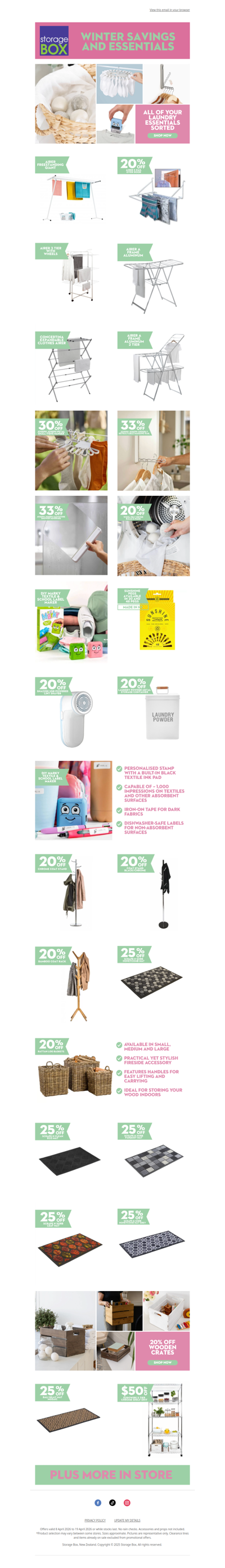 Hanging in there for winter savings ❄️