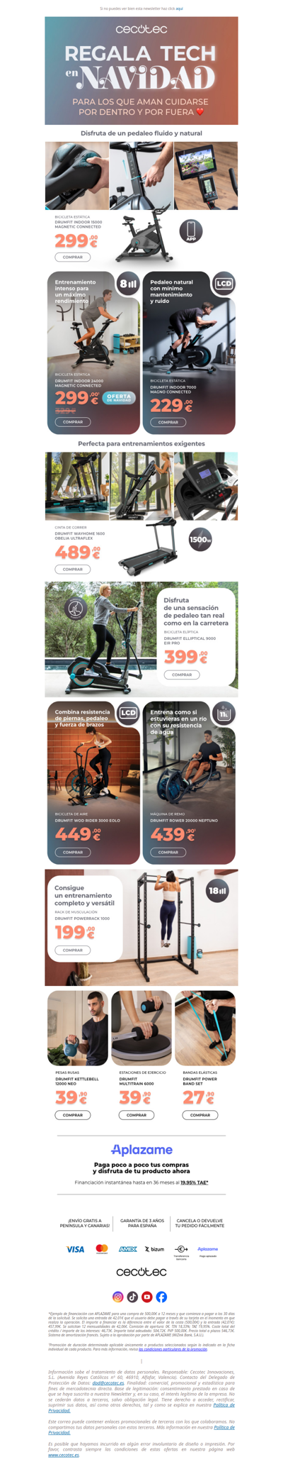 💥🎄 Regala fitness y empieza el año con energía