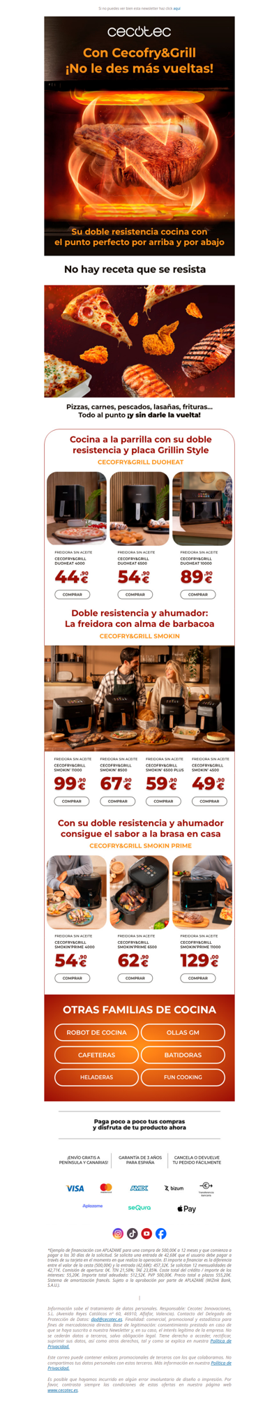 Cecofry & Grill: doble parrilla, máximo sabor 🔥​