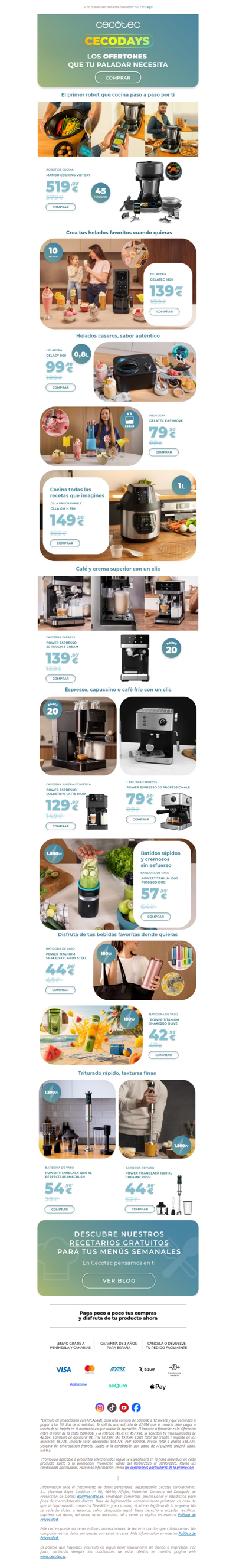 😮‍💨🔥 CECODAYS con sabor a ahorro irresistible