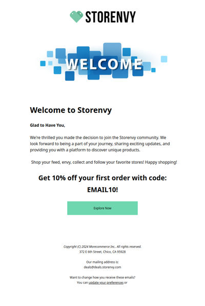 Welcome to Storenvy Family