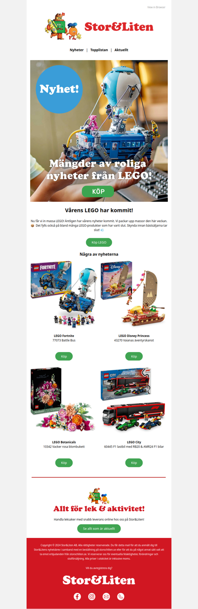 Vårens LEGO-nyheter är här