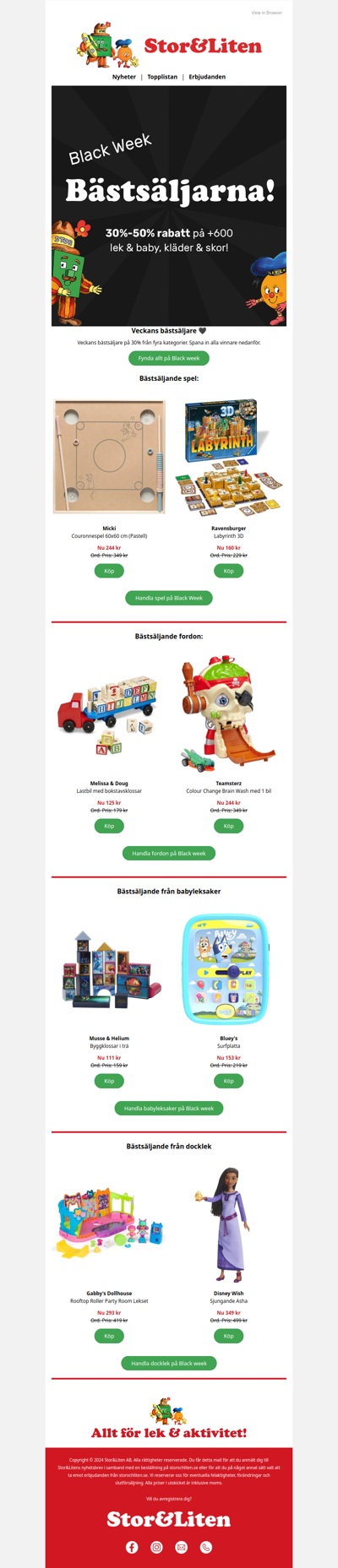 Black Week-favoriterna, skynda innan tar slut 🔥