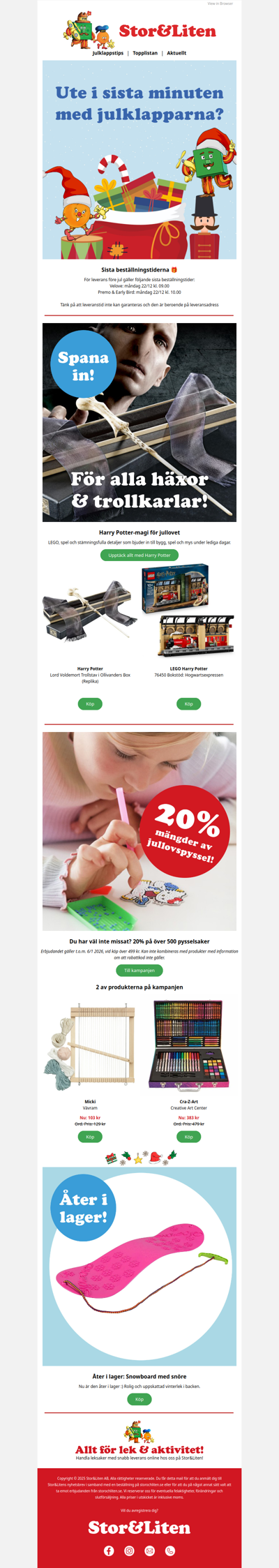 20 % på jullovspyssel: Färg, pennor & pysselset | Allt för Harry Potter-fans