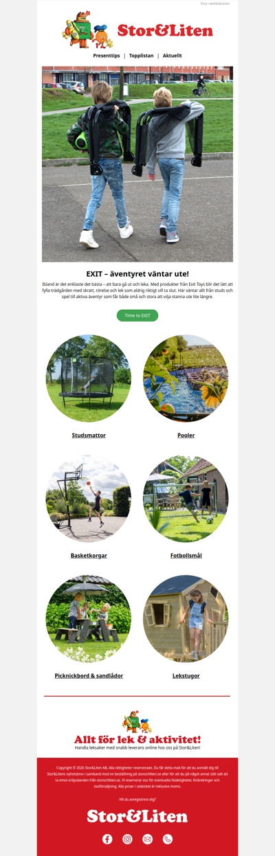 EXIT – äventyret väntar ute! 🌿