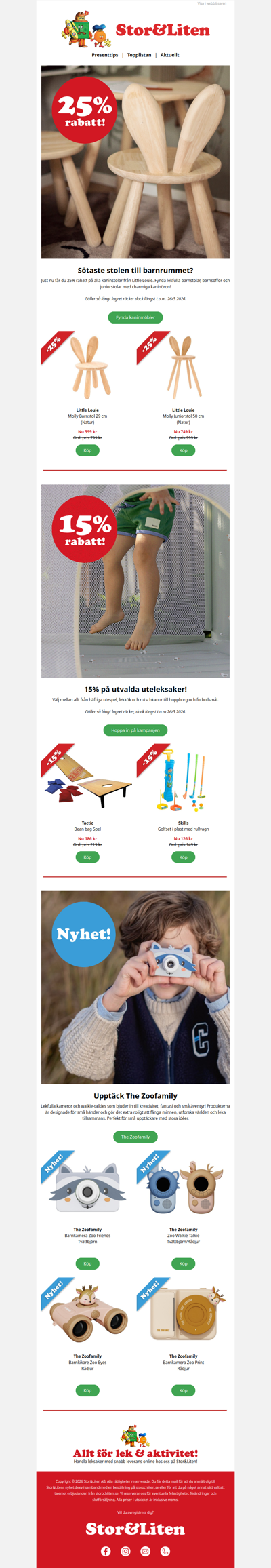 25% på kaninstolar | Nyheter från The Zoofamily 📸✨