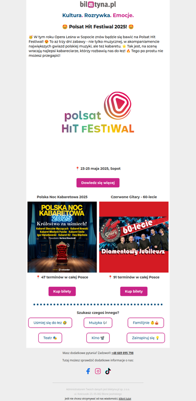 😍 Polsat Hit Festiwal 2025!