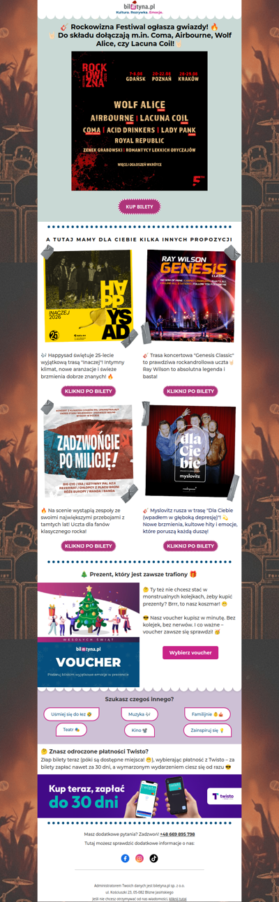 🎸 Rockowizna Festiwal ogłasza gwiazdy! 🔥M.in. Coma, Airbourne, Wolf Alice, czy Lacuna Coil!🤘🏻