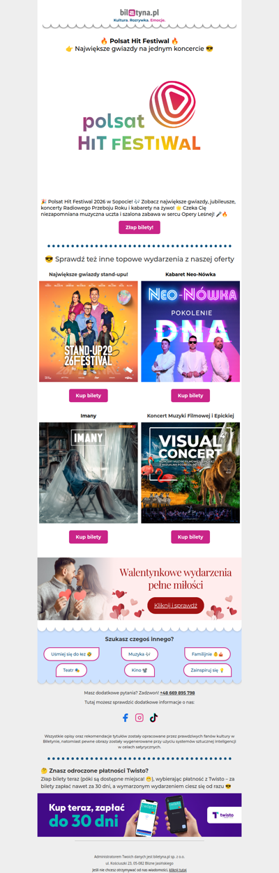 🔥 Polsat Hit Festiwal 👉 Największe gwiazdy na jednym koncercie 😎